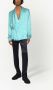 Dolce & Gabbana Blouse met gedrapeerd detail Blauw - Thumbnail 3