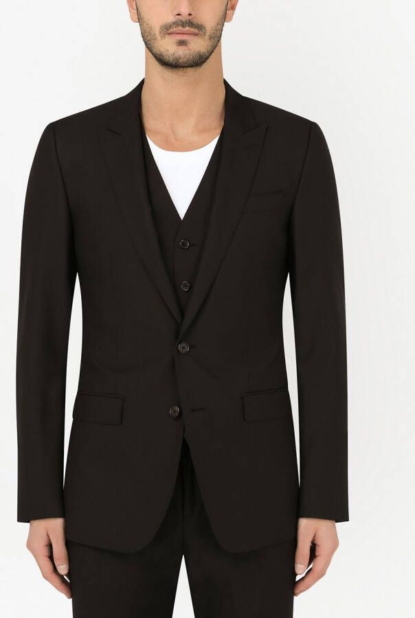 Dolce & Gabbana Driedelig pak Zwart
