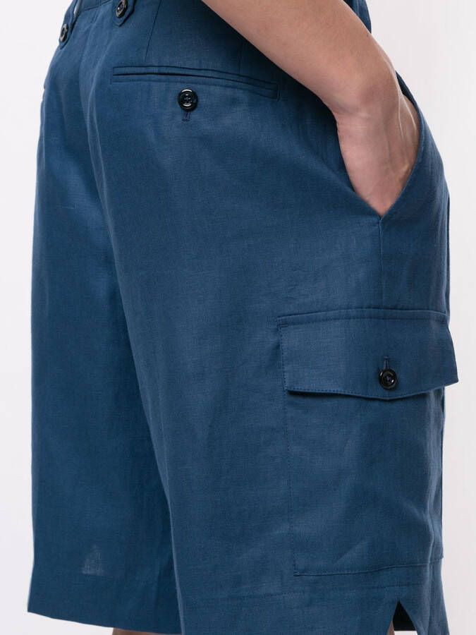 Dolce & Gabbana Effen bermuda shorts Blauw