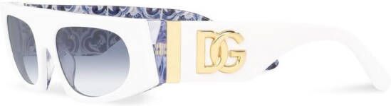 Dolce & Gabbana Eyewear Blu Mediterraneo zonnebril Wit