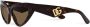 Dolce & Gabbana Eyewear DG Crossed zonnebril met cat-eye montuur Bruin - Thumbnail 2