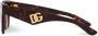 Dolce & Gabbana Eyewear Zonnebril met gekruist montuur Bruin - Thumbnail 3