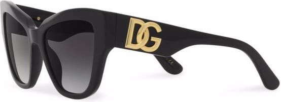 Dolce & Gabbana Eyewear DG Crossed zonnebril met logo Grijs