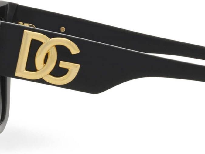 Dolce & Gabbana Eyewear DG Crossed zonnebril met logo Grijs