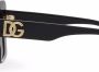 Dolce & Gabbana Eyewear DG Crossed zonnebril met logo Zwart - Thumbnail 3