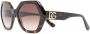 Dolce & Gabbana Eyewear DG zonnebril met geometrisch montuur Bruin - Thumbnail 2