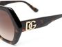 Dolce & Gabbana Eyewear DG zonnebril met geometrisch montuur Bruin - Thumbnail 3
