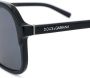 Dolce & Gabbana Eyewear DG4354 zonnebril met piloten montuur Zwart - Thumbnail 2
