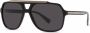 Dolce & Gabbana Eyewear DG4388 zonnebril met piloten montuur Zwart - Thumbnail 2