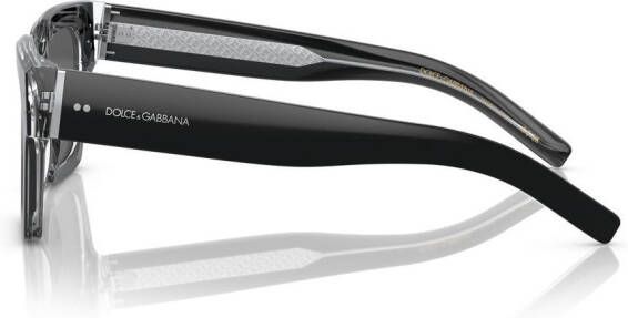 Dolce & Gabbana Eyewear Zonnebril met logo Zwart