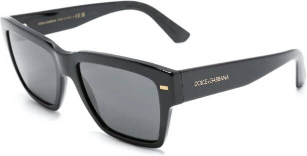 Dolce & Gabbana Eyewear Zonnebril met vierkant montuur Zwart