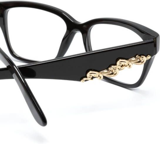 Dolce & Gabbana Eyewear Zonnebril met D-montuur Zwart