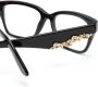 Dolce & Gabbana Eyewear Zonnebril met D-montuur Zwart - Thumbnail 3