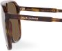 Dolce & Gabbana Eyewear Zonnebril met oversized montuur Bruin - Thumbnail 3
