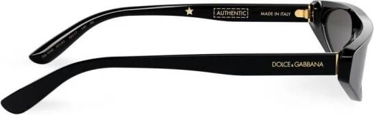Dolce & Gabbana Eyewear Re-Edition DNA zonnebril met cat-eye montuur Zwart