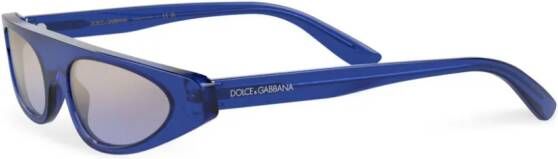 Dolce & Gabbana Eyewear Re-Edition DNA zonnebril Blauw