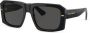 Dolce & Gabbana Eyewear Zonnebril met vierkant montuur Zwart - Thumbnail 2