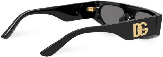 Dolce & Gabbana Eyewear Zonnebril met vierkant montuur Zwart