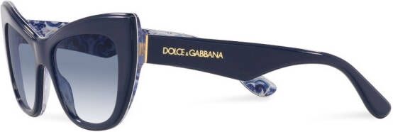Dolce & Gabbana Eyewear Zonnebril met getinte glazen Blauw