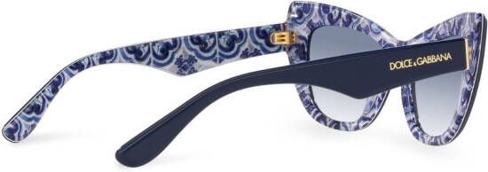 Dolce & Gabbana Eyewear Zonnebril met getinte glazen Blauw