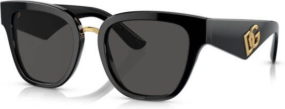 Dolce & Gabbana Eyewear Zonnebril met vierkant montuur Zwart