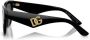 Dolce & Gabbana Eyewear Zonnebril met vierkant montuur Zwart - Thumbnail 3