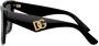 Dolce & Gabbana Eyewear Zonnebril met vierkant montuur Zwart - Thumbnail 3