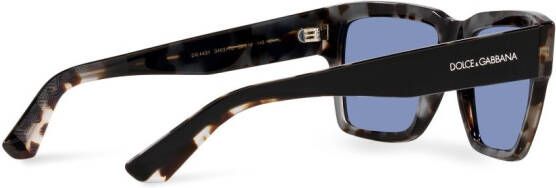 Dolce & Gabbana Eyewear Zonnebril met schildpadschild design Zwart