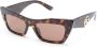 Dolce & Gabbana Eyewear Zonnebril met cat-eye montuur Bruin - Thumbnail 2