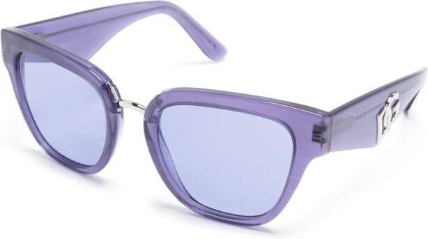 Dolce & Gabbana Eyewear Zonnebril met cat-eye montuur Paars