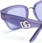 Dolce & Gabbana Eyewear Zonnebril met cat-eye montuur Paars - Thumbnail 3