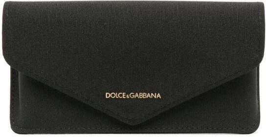 Dolce & Gabbana Eyewear Zonnebril met kattenoog montuur Zwart