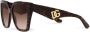 Dolce & Gabbana Eyewear Zonnebril met logoplakkaat Bruin - Thumbnail 2