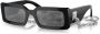 Dolce & Gabbana Eyewear Zonnebril met logoplakkaat Zwart - Thumbnail 2