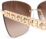 Dolce & Gabbana Eyewear Zonnebril met monogram Goud - Thumbnail 3