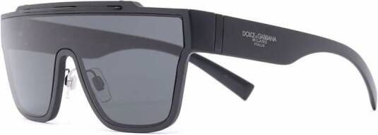 Dolce & Gabbana Eyewear Zonnebril met oversized montuur Zwart