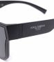 Dolce & Gabbana Eyewear Zonnebril met oversized montuur Zwart - Thumbnail 3