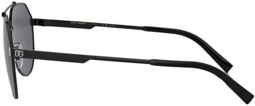 Dolce & Gabbana Eyewear Zonnebril met piloten montuur Zwart