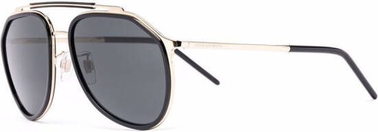 Dolce & Gabbana Eyewear Zonnebril met piloten montuur Zwart