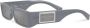 Dolce & Gabbana Eyewear Zonnebril met rechthoekig montuur Blauw - Thumbnail 2