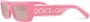 Dolce & Gabbana Eyewear Zonnebril met rechthoekig montuur Roze - Thumbnail 2