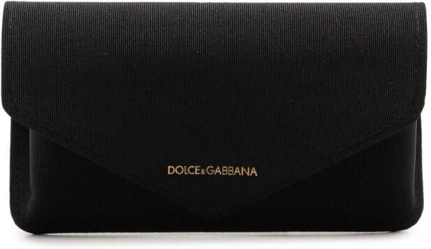 Dolce & Gabbana Eyewear Zonnebril met rechthoekig montuur Roze