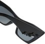 Dolce & Gabbana Eyewear Zonnebril met rechthoekig montuur Zwart - Thumbnail 3