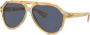Dolce & Gabbana Eyewear Zonnebril met rond montuur Geel - Thumbnail 2
