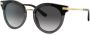 Dolce & Gabbana Eyewear Zonnebril met rond montuur Zwart - Thumbnail 2
