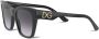 Dolce & Gabbana Eyewear Zonnebril met rond montuur Zwart - Thumbnail 2