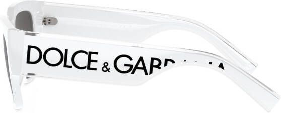 Dolce & Gabbana Eyewear Zonnebril met vierkant montuur Wit