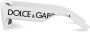 Dolce & Gabbana Eyewear Zonnebril met vierkant montuur Wit - Thumbnail 3