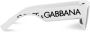 Dolce & Gabbana Eyewear Zonnebril met vierkant montuur Wit - Thumbnail 5