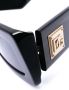 Dolce & Gabbana Eyewear Zonnebril met vierkant montuur Zwart - Thumbnail 3